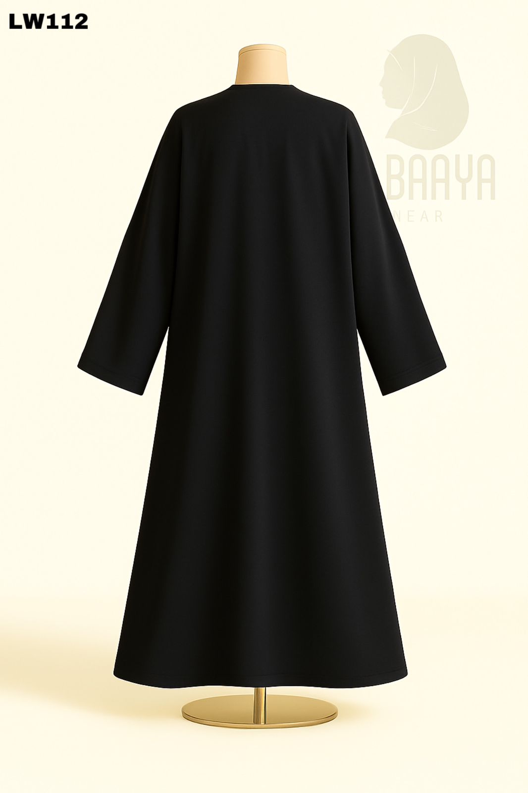 Tulip Embroidered Elegance Abaya - Image 2