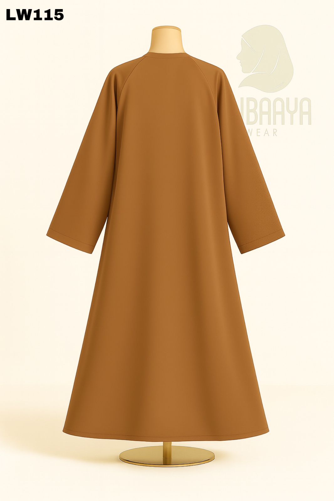 Caramel Minimalist Abaya